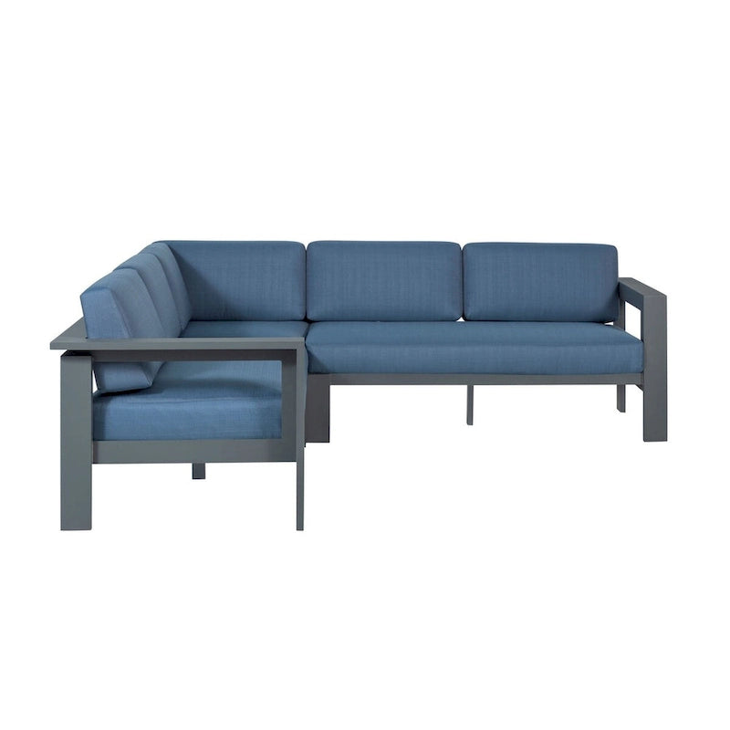 Sardinia Aluminum Frame Outdoor Sectional Sofa