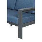 Sardinia Aluminum Frame Outdoor Sectional Sofa