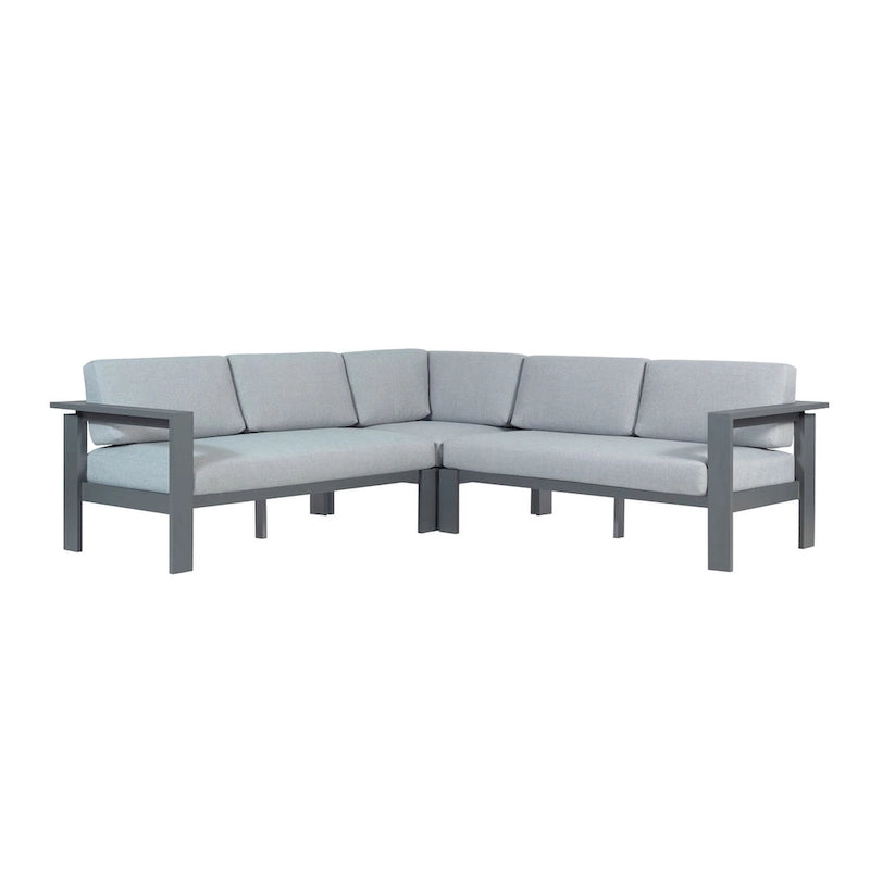 Sardinia Aluminum Frame Outdoor Sectional Sofa