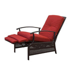 CUSchoice Outdoor Lounge Chair with Cushions - 20.7*43.3*37.8inchW*L*H