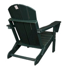 Outdoor Foldable Chair With Wide Armrests, Ergonomic Adirondack