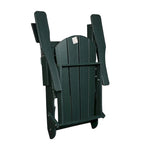 Outdoor Foldable Chair With Wide Armrests, Ergonomic Adirondack