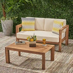 Loveseat and coffee table