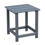 3Pcs Outdoor Adirondack Chairs,Patio Lawn Chairs with Side Table,for Deck Garden Backyard Balcony, Grey