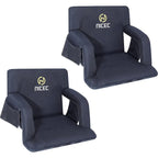 Wide Stadium Seating for bleachers, Bleacher Seats with Back Support, Floor Chairs, 5 Reclining Positions