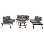 6-Piece Outdoor Sectional Sofa Set