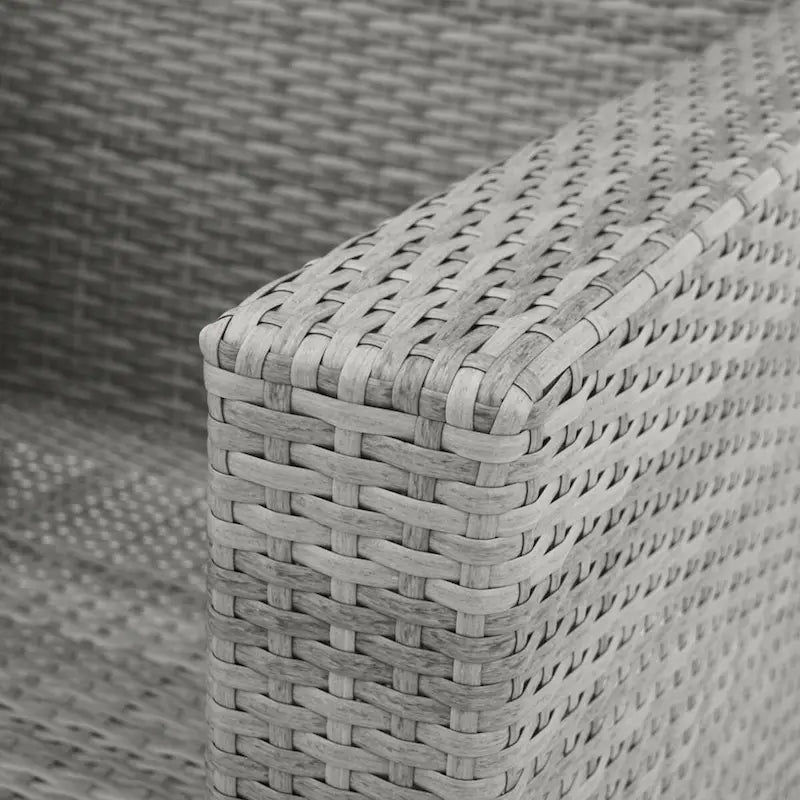 Milo Grey 2 Piece Sunbrella Outdoor Patio Club Chairs