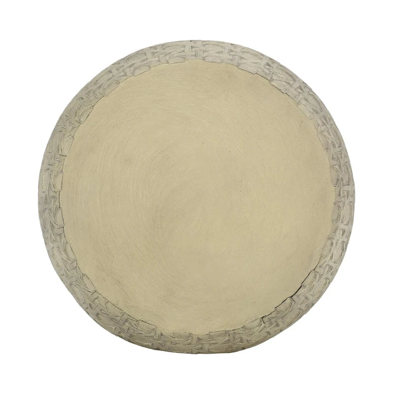 End Table Outdoor Lightweight Concrete Side Table by Christopher Knight Home