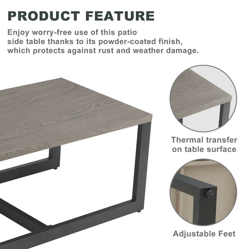 Outdoor Coffee Side End Table for Outside