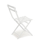 3 Piece Metal Patio Bistro Set with Foldable Round Table and Chairs - N/A