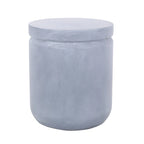 Round Accent Patio Side Table Modular Design Indoor Outdoor End Table