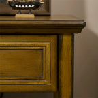 Side Table with Storage,Vintage End Table with Drawer and Open Shelf