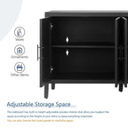 Vintage Style 4 Door Wooden Twill Sideboard