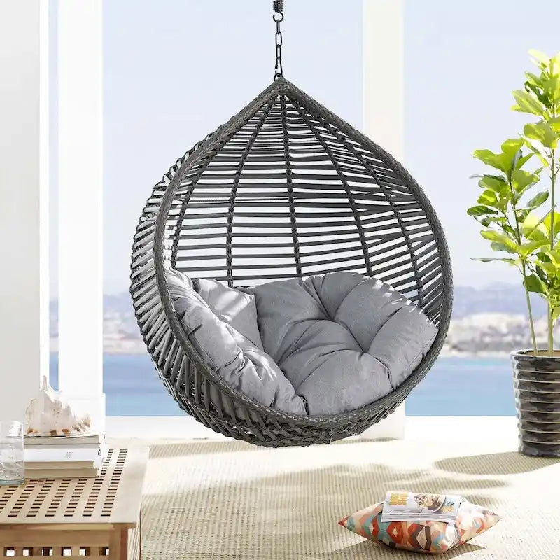 Iwal Teardrop Outdoor Patio Swing Chair by Havenside Home