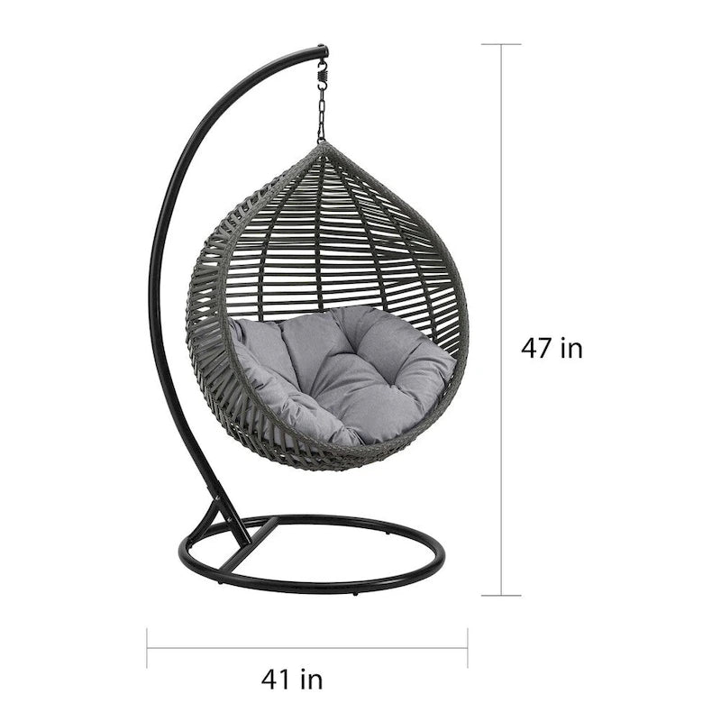 Iwal Teardrop Outdoor Patio Swing Chair by Havenside Home
