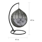 Iwal Teardrop Outdoor Patio Swing Chair by Havenside Home