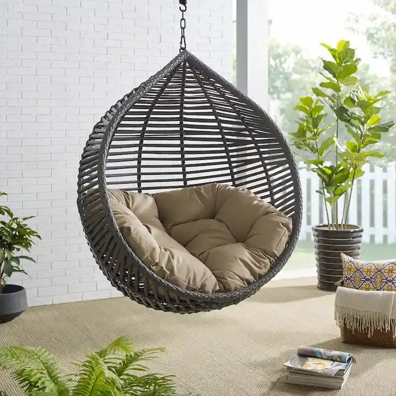 Iwal Teardrop Outdoor Patio Swing Chair by Havenside Home