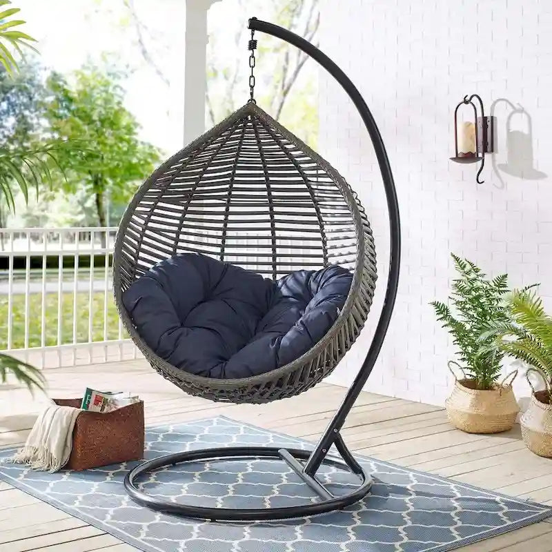 Iwal Teardrop Outdoor Patio Swing Chair by Havenside Home