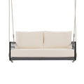 1-Piece Woven Rope Outdoor Swing Sofa
