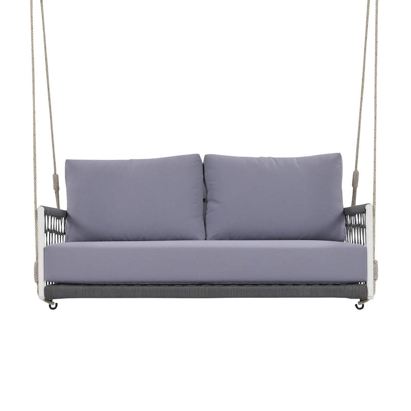 1-Piece Woven Rope Outdoor Swing Sofa