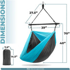 Hanging Hammock Chair (Tree Pod Sensory Swing) - 15 x 6.3