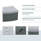 Outdoor Rattan Sofa Set (10 Pieces)