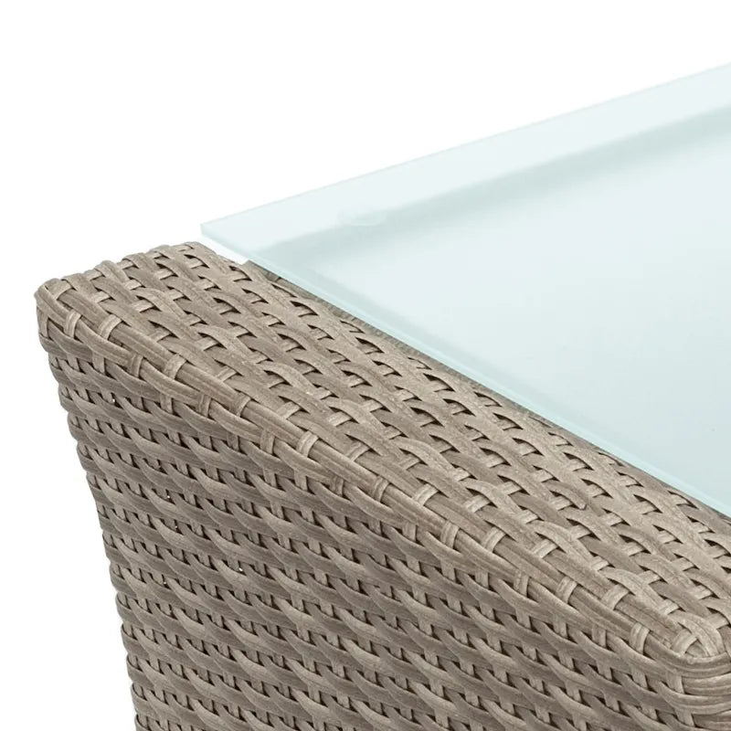 Wicker Outdoor Rattan Sofa Set with Coffee Table Patio Seats