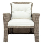 Wicker Outdoor Rattan Sofa Set with Coffee Table Patio Seats