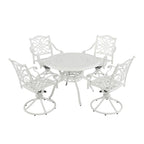 5-Piece Cast Aluminum Patio Dining Set