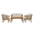 4-Piece Patio Conversation Set