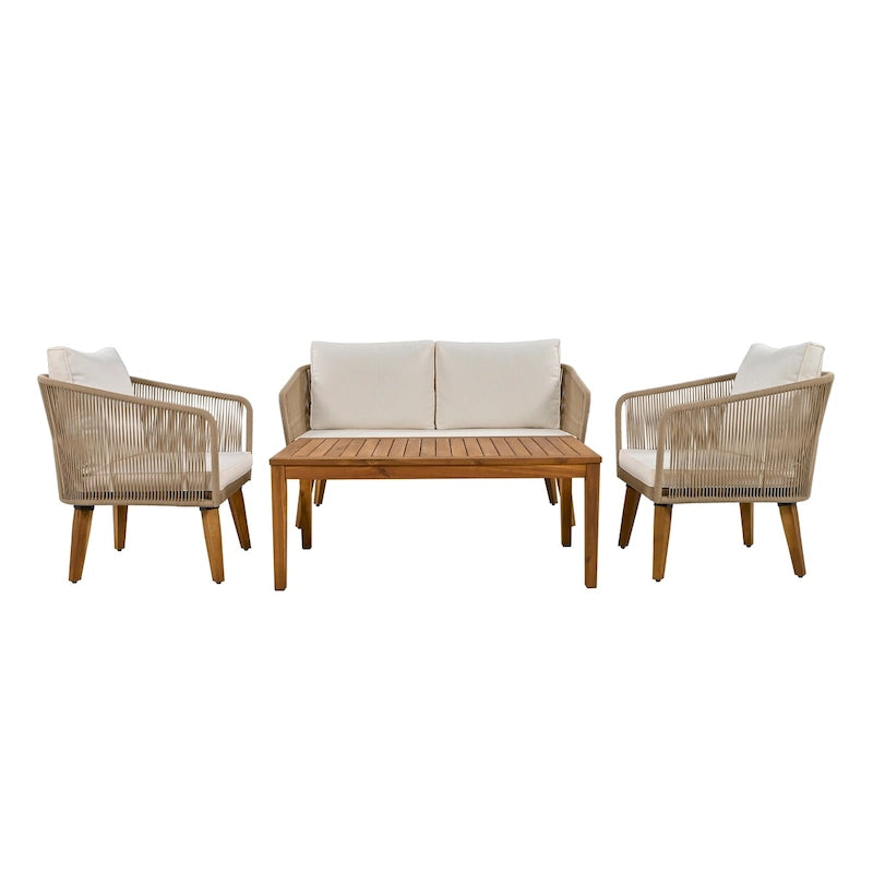 4-Piece Patio Conversation Set