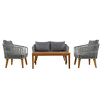 4-Piece Patio Conversation Set