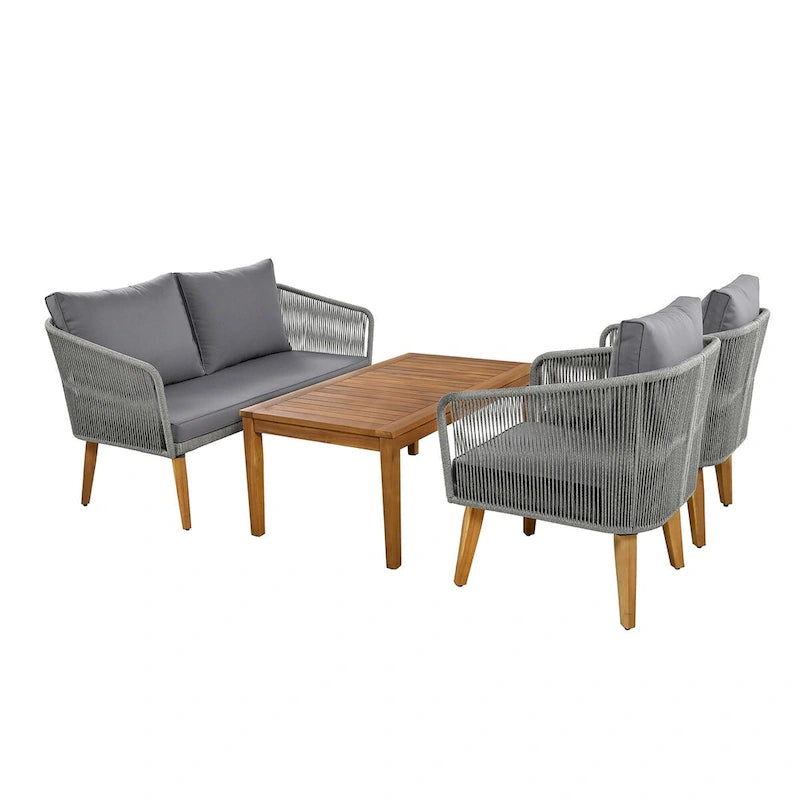 4-Piece Patio Conversation Set