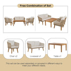 4-Piece Patio Conversation Set