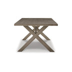 Signature Design by Ashley Beach Front Beige 5-Piece Outdoor Dining Package - 80 W x 42 D x 29 H