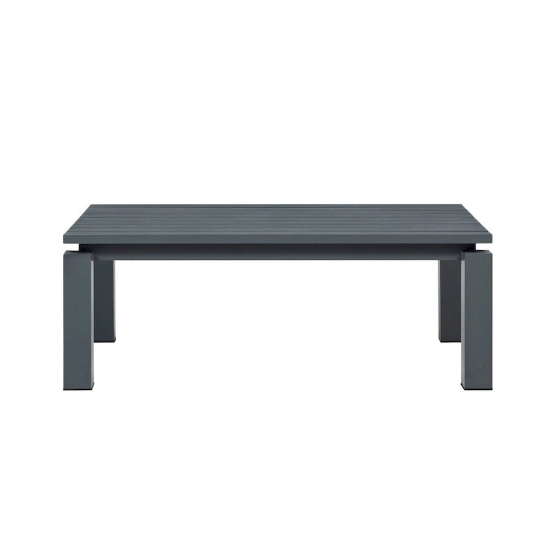Sardinia Outdoor Aluminum Coffee Table - Gray