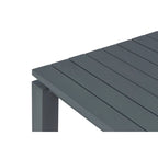 Sardinia Outdoor Aluminum Coffee Table - Gray