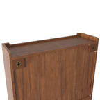 24.8 Glass Door Vintage Double Door Wall Cabinet