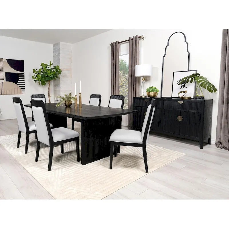 Mason Black 2-drawer Sideboard