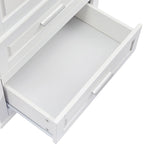 Tall Storage Cabinet with Two Drawers for Bathroom/Office - 24 x62.5