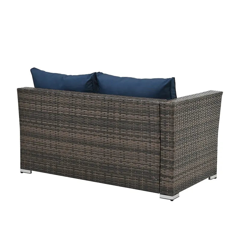 4 Set Wicker Furniture,Patio Furniture,Seasonal PE Wicker Furniture