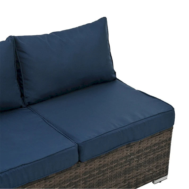 4 Set Wicker Furniture,Patio Furniture,Seasonal PE Wicker Furniture