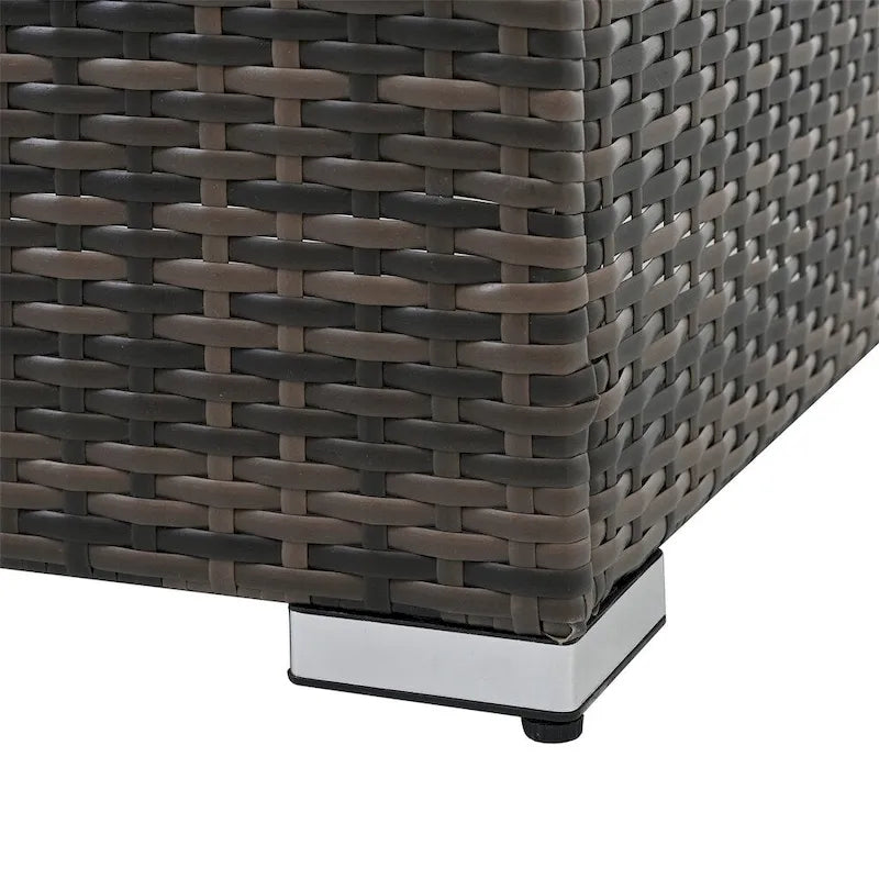 4 Set Wicker Furniture,Patio Furniture,Seasonal PE Wicker Furniture