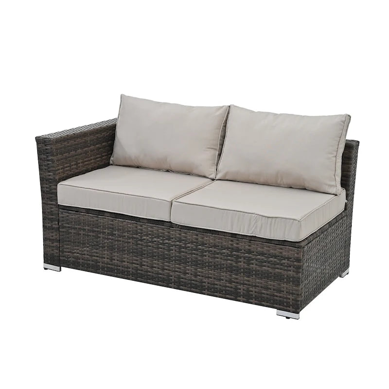 4 Set Wicker Furniture,Patio Furniture,Seasonal PE Wicker Furniture