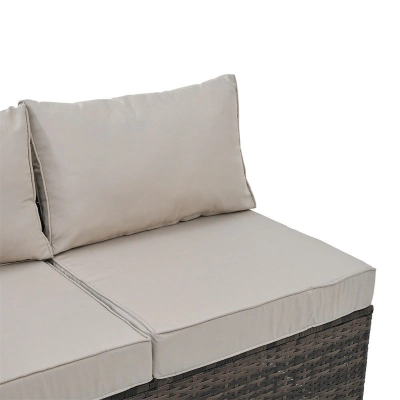 4 Set Wicker Furniture,Patio Furniture,Seasonal PE Wicker Furniture