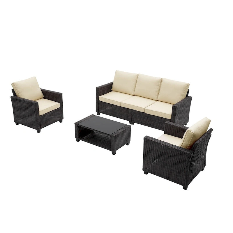 5 - Person Outdoor Seating Group with Cushions