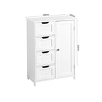 Floor Cabinet with Adjustable Shelf and Drawers