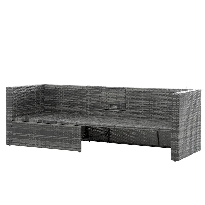 5 Set Wicker Furniture,Patio Furniture,Seasonal PE Wicker Furniture