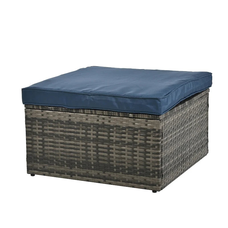 5 Set Wicker Furniture,Patio Furniture,Seasonal PE Wicker Furniture