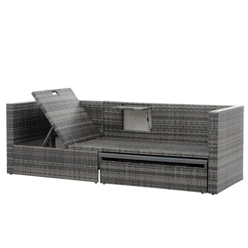 5 Set Wicker Furniture,Patio Furniture,Seasonal PE Wicker Furniture